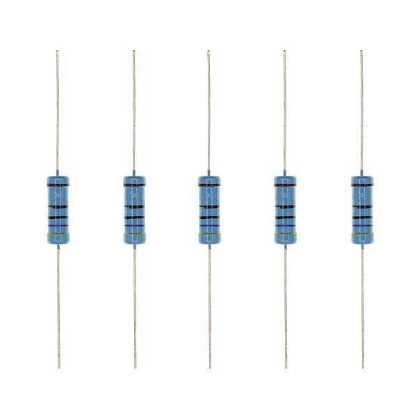 HUABAN 20PCS 3 Watts 470 Ohm 1 Percent Metal Film Resistor for Reliable Performance