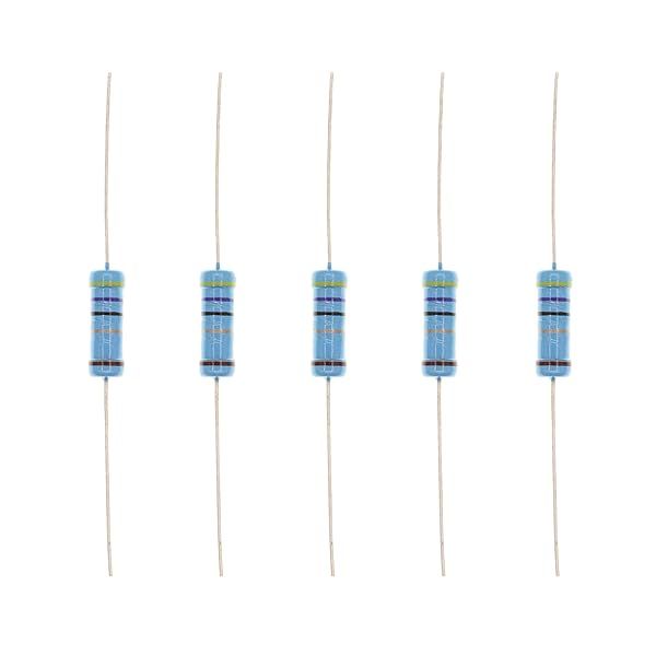 HUABAN 20PCS 3 Watts 47 Ohm 1 Percent Metal Film Resistor for Reliable Performance and Precision