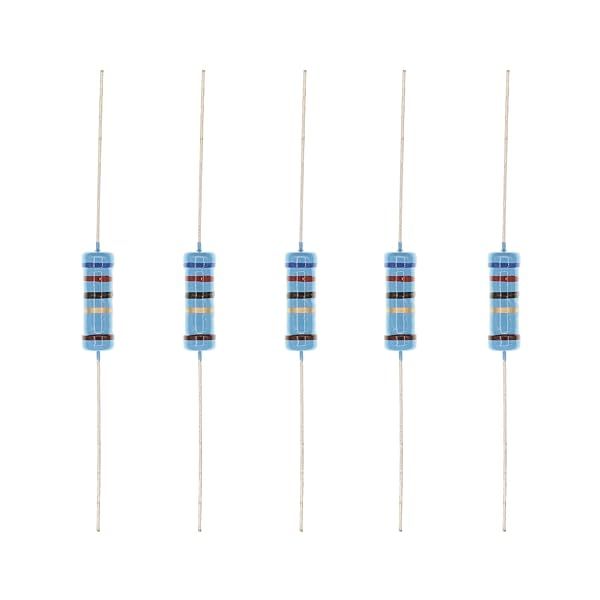 HUABAN 20PCS 3 Watts 62 Ohm 1 Percent Metal Film Resistor for Reliable Circuit Performance