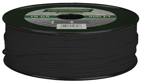 Install Bay PWBK14500 14 Gauge Black Primary Wire 500 Feet for Automotive and Electrical Projects