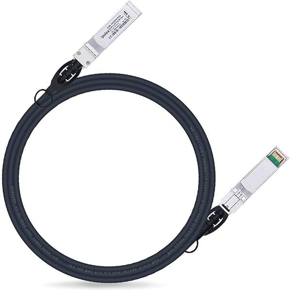 iPolex 10G SFP+ Twinax Cable 2.5m Direct Attach Copper DAC for Cisco Meraki Ubiquiti Mikrotik Intel Fortinet Netgear D-Link TP-Link