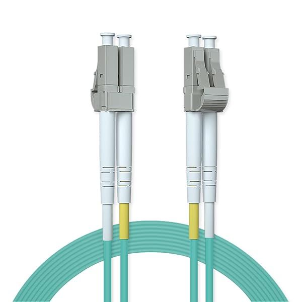 ipolex OM3 LC to LC Fiber Patch Cable 10G Multimode Duplex 50/125?m 30 Meter Aqua Fiber Optic Cord