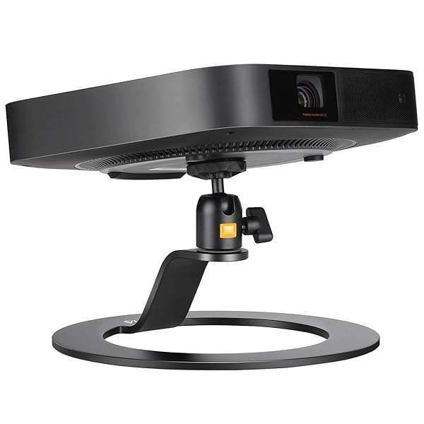 Jusmo Aluminum Desktop Projector Stand: Adjustable Tilt for Nebula, XGIMI, BenQ & More