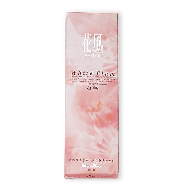 Ka-fuh White Plum 120 Sticks Premium Incense for Relaxation and Aromatherapy