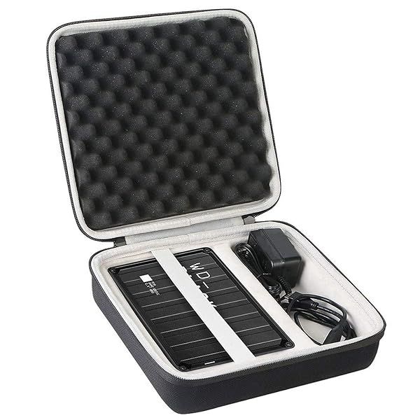 Khanka Hard Travel Case for WD Black 2TB 4TB 5TB P10 8TB D10 Game Drive Portable External Hard Drive Replacement