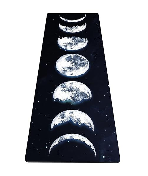 "NuVeti Extra Thick TPE Yoga Mat 72"x24" - Non-Slip Fitness Mat with Carrying Bag for Yoga, Pilates & Floor Exercises"