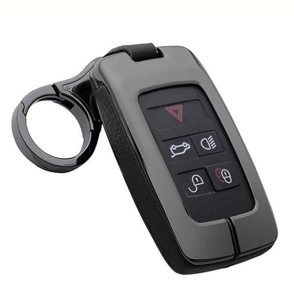Ontto Key Fob Cover Case for Land Rover Range Rover Black Durable Protection