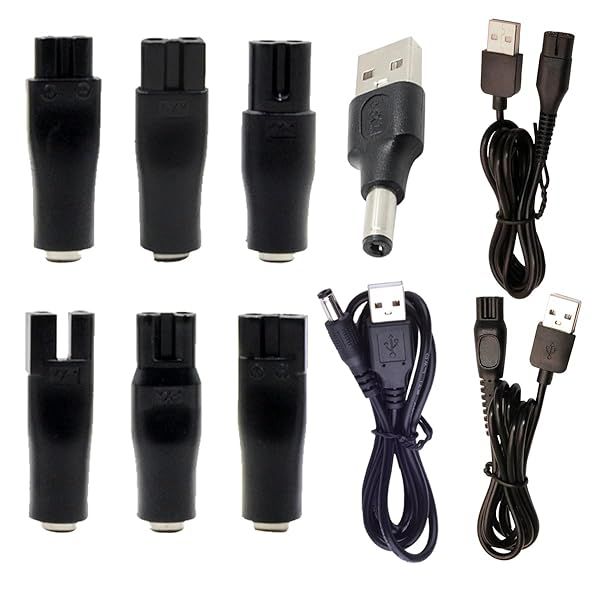 RGZHUIFZ 5V Power Cord USB Adapter for Hairdressers, Shavers, Purifiers & More - Model 5521 HQ8505 A00390