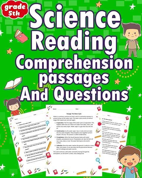 Science Reading Comprehension Passages and Questions for 5th Grade Enhance Learning and Curiosity with Engaging Content