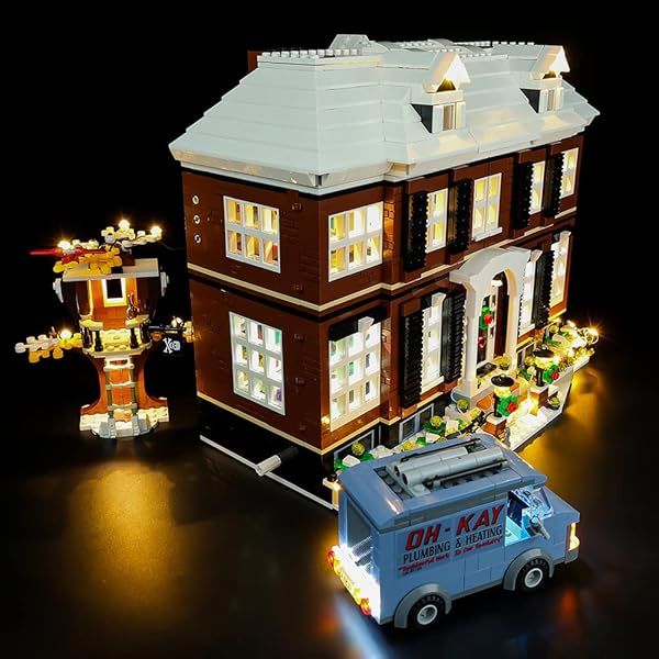 SIROD LED Light Kit for Lego Home Alone 21330 Enhance Your Lego Ideas Building Blocks Model with Bright Lighting