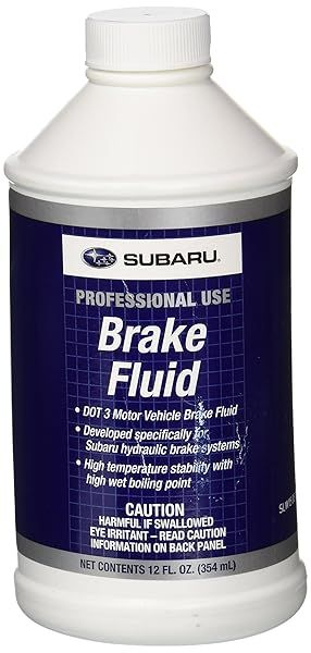 Subaru SOA868V9220 Brake Fluid 12 fl oz High Performance Brake Fluid for Optimal Stopping Power