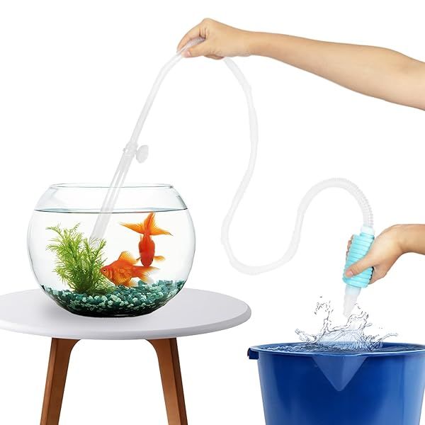 TERA PUMP Nano Aquarium Pump for Gravel Cleaning 1GPM BPA Free Small Fish Safe for Aquariums Under 10 Gallons Flow Controllable