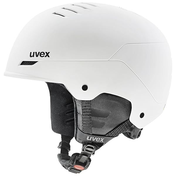 uvex Wanted Adjustable Ski & Snowboard Helmet for Men & Women - White Mat, Medium with Closable Ventilation
