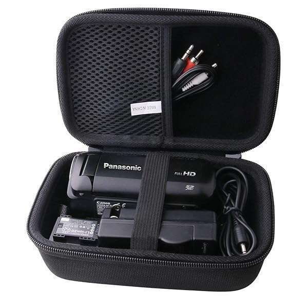 Durable Waiyu Hard Carrying Case for Panasonic HC-V180K, HC-V380K & HC-W580K Camcorders - Protect Your Gear!
