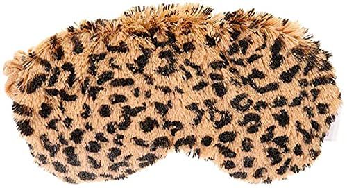 "Cozy Warmies Leopard Eye Masks - 8.5" L for Relaxation & Comfort"