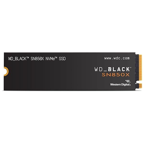 WD_BLACK 2TB SN850X NVMe Internal Gaming SSD Solid State Drive Gen4 PCIe M.2 2280 Up to 7300 MBs WDS200T2X0E