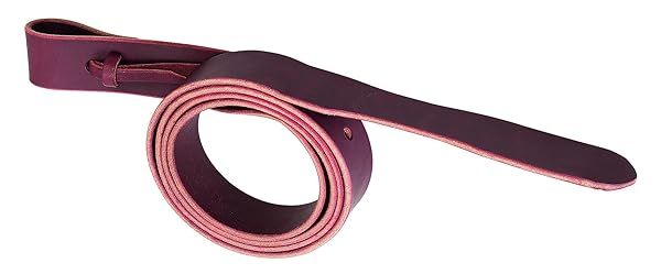 Weaver Leather Burgundy Latigo Strap 1 1/2"x60" Durable and Versatile for Various Applications