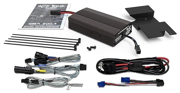 Wild Boar Audio WBA 300.2 300 Watts RMS 2 Channel Amplifier for 2014 to 2024 Harley-Davidson Motorcycles