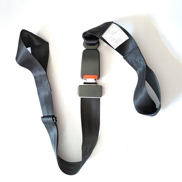 Yakitoko Adjustable Wheelchair Stretcher Strap Seat Belt with Quick Release Metal Buckle 47.3 in for Ambulance and Airplane Use