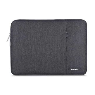 "Buy MOSISO 15" Laptop Sleeve Bag for MacBook Air/Pro, Surface Laptop & Dell XPS - Stylish Space Gray Vertical Case"
