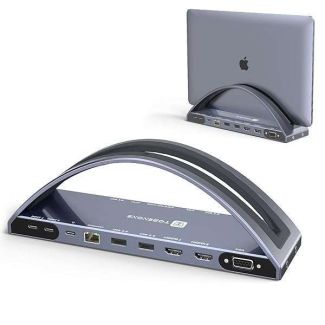 Ultimate TobenONE USB C Docking Station: Dual HDMI for MacBook Pro/Air, 4K Support, USB Hub, Ethernet & More