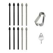 10 Pcs Replacement S Pen Tips for Samsung Galaxy Tab S9 Ultra, Plus & FE - Includes Sim Eject Pin (Black)