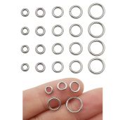 1000 Pcs Stainless Steel Jump Rings Set (5mm-10mm) for Jewelry Making - Perfect for Necklaces, Bracelets, Earrings & DIY Crafts