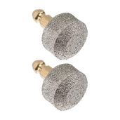 2-Pack Dog Nail Replacement Tips - Professional Grinding Heads for Electric Claw Grooming Tool