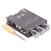 200W Bluetooth 5.0 Stereo Amplifier Board - Mini 2.0 Channel with Treble & Bass Control