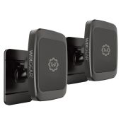 WixGear 2 Pack Magnetic Phone Car Mount - Universal Dashboard Holder for Phones & Tablets with Swift-Snap Technology