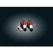 Upgrade Your Harley: Kuryakyn 4995 Rear Turn Signal & Fender Tip Lens Kit (1986-2017) - Red Lights with Smoke Lens