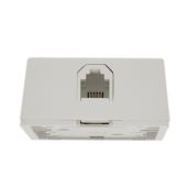 Leviton 4625A-24W 6P4C Surface Mount Jack - Type 625A2, Screw Terminal, White | Buy Now!