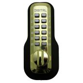 Secure Your Home with M210 Digital Door Lock: Keyless Deadbolt in Bright Brass Finish