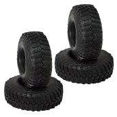Vgoohobby 4Pack Super Larger 4.48 Inch RC Crawler Tires 1.9 Inch with Foam Inserts for Axial SCX10 D90 Tamiya Traxxas TRX4 1/10 Truck