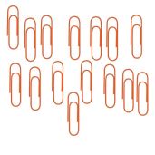 50 Pack 4 Inch Jumbo Paper Clips Assorted Colors Vinyl Coated Office Supplies Cute Paper Needle Multicolored Bookmark Orange