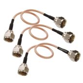 Buy CablesOnline 3-Pack 6-Inch Slim RG179 Coax Cables with F-Type Connectors for TV & Satellite