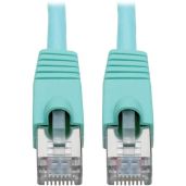 Tripp Lite Cat6a 10G Ethernet Cable - 6ft Snagless STP Network Patch Cable (Aqua) with Warranty