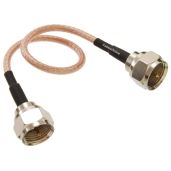 Buy CablesOnline 6-Inch Slim Coax 75-Ohm RG179 F-Type Connectors for TV, Satellite & Antenna - SI-FF100