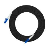 Jeirdus 100ft LC to ST Outdoor Armored 9/125 SM Fiber Optic Cable - 30m Jumper Patch Cord