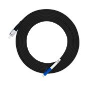 Jeirdus 10M FC to FC Outdoor Armored Simplex 9/125 SM Fiber Optic Cable Jumper - High-Quality 33ft Optical Patch Cord