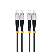 Jeirdus 50M LC to SC 10G OM3 Outdoor Armored Duplex Fiber Optic Cable Jumper - 50/125 Multimode Patch Cord (165ft)