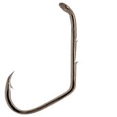 Matzuo Sickle Baitholder Offset Down Eye Hook - Black Chrome, Size 6 for Ultimate Fishing Success