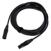 Cordial Peak CPM 5 FM 5m XLR Black Audio Cable - High-Quality 3-Pin Connection for Superior Sound
