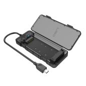 ineo M.2 NVMe SSD Tool-Free Enclosure: USB 3.2 Gen 2 Type C for Fast Data Transfer