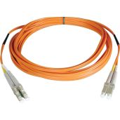 Tripp Lite 15M Duplex Multimode Fiber Patch Cable LC/LC 62.5/125 - High-Quality Orange Cable for Fast Connectivity