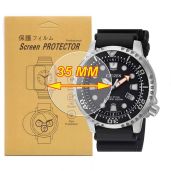 VRWOX 3-Pcs HD Screen Protector for Universal Round Watch - Anti-Scratch, Anti-Fingerprint, Bubble Free (29MM)