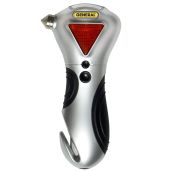 General Tools 7902 4-in-1 Car Escape Tool: Window Breaker, Seat Belt Cutter & LED Flashlight