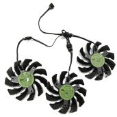 75MM T128010SU Cooling Fan Set for Gigabyte AORUS GTX 1060 1070 1080 & More - 0.35A Video Card Cooler