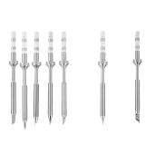 7pcs Mini Stainless Steel Soldering Iron Tips for TS100 - Durable Replacement Set