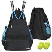 ACOSEN Tennis Bag & Backpack - Large, Versatile Storage for Rackets, Paddles & Accessories - Ideal for Tennis, Pickleball & More